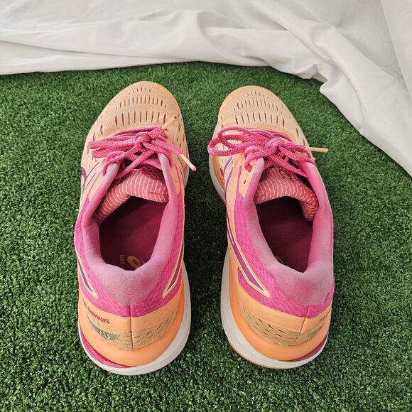 Size 11.5 - ASICS Gel Cumulus 20 Mojave Fuchsia Purple Womens Great Condition - Picture 5 of 8